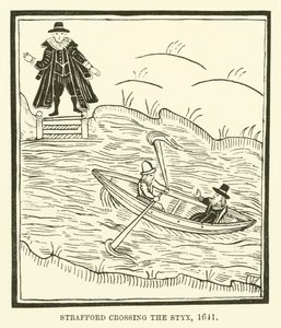 Strafford che attraversa lo Stige, 1641 da English School